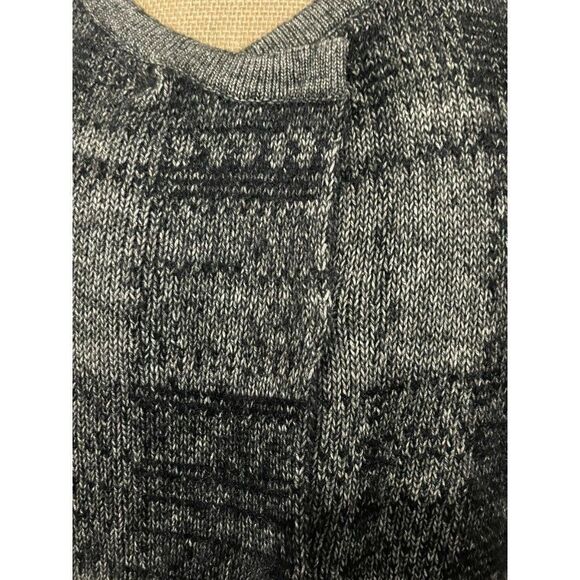 NWOT J.Jill Women's Full Length Overcoat Cotton Blend Gray Black Tunic Size 4XL - Picture 8 of 8